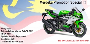 Kawasaki ZX-6R ABS -30th Ann.- Merdeka'15 ~ Promotion