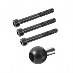 RAM Motorcycle Handlerbar Clamp Base with M8 Screws