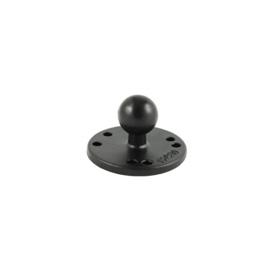 RAM 2.5&quot; Round Ball Base with the AMPs Hole Pattern &amp; 1&quot; Ball